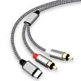 thumbnail image 3 of USB C to RCA Audio Cable Type C to 2 RCA Cable for Speaker Amplifier Android Phone Laptop USB-C Splitter, 3 of 7