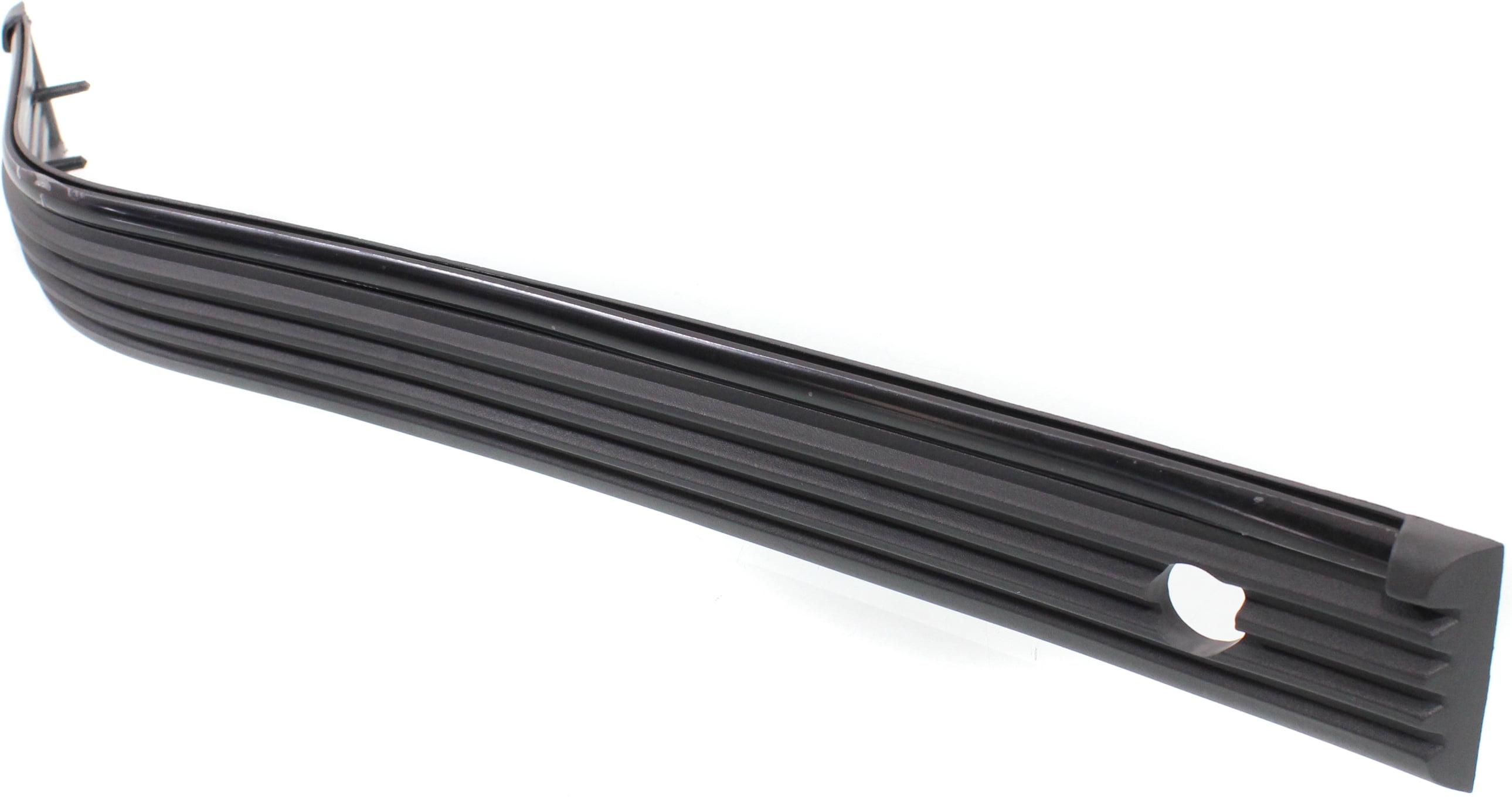 Bumper Trim Compatible With 1988-1998 Chevrolet C1500 1988-2000 C2500 Front, Right Passenger Black