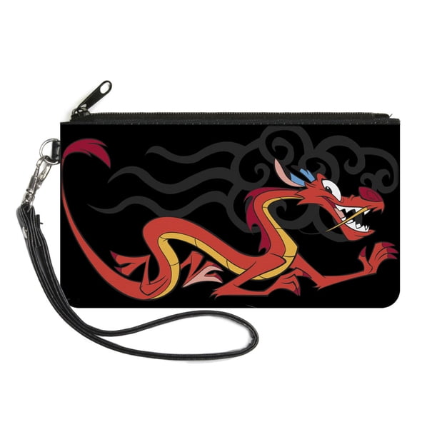 Disney Wallet Zip Pouch Mulan Mushu Dragon Pose Fire Icon Black Gray Canvas Walmart Com Disney Wallet Zip Pouch Mulan Mushu Dragon Pose Fire Icon Black Gray Canvas Walmart Com