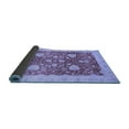 thumbnail image 2 of Ahgly Company Indoor Square Oriental Blue Modern Area Rugs, 8' Square, 2 of 4