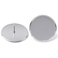 thumbnail image 2 of FRCOLOR Composants de Clous d'Oreille Ronds Plateau en Acier Inoxydable Robuste pour Composants d'Acupuncture d'Oreille avec 40 Pcs Accessoires de Disques Support, 0.39"X0.39"X0.08 Pouces, 2 of 4