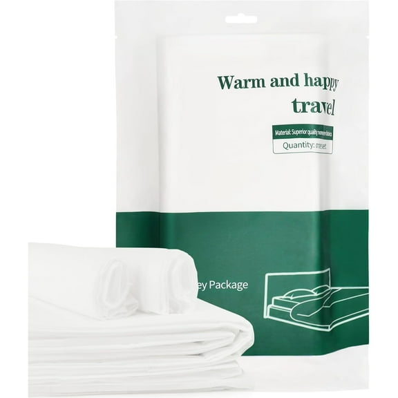 Nanaborn Disposable Bed Sheets and Pillowcases for Travel Hotel Portable Bedding