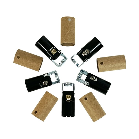 National Artcraft® Candelabra Lamp Socket with Short Threaded Mounting Bracket (Pkg/10)