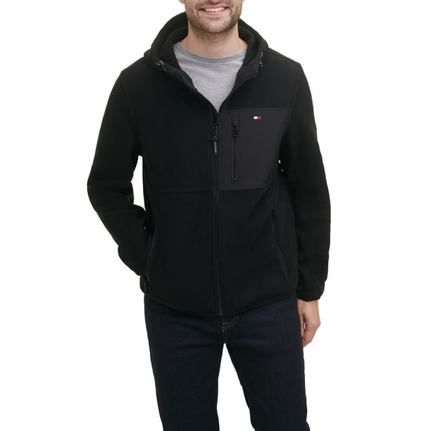 Chaqueta Tommy Hilfiger de forro polar de alto rendimiento con capucha para hombre