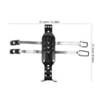 thumbnail image 2 of HONMEET 2Pcs Fire Extinguisher Wall Rack Heavy Duty Iron Bracket For Vehicle Use, 2 of 8