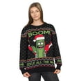 thumbnail image 3 of Rick and Morty Christmas Sweater, Men's 4XL, 3 of 5