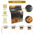 thumbnail image 5 of Green Orange Pumpkin Table Runner, Autumn Thanksgiving Kitchen Dining Table Decoration for Home Party Decor 13x60 Inches, 5 of 9