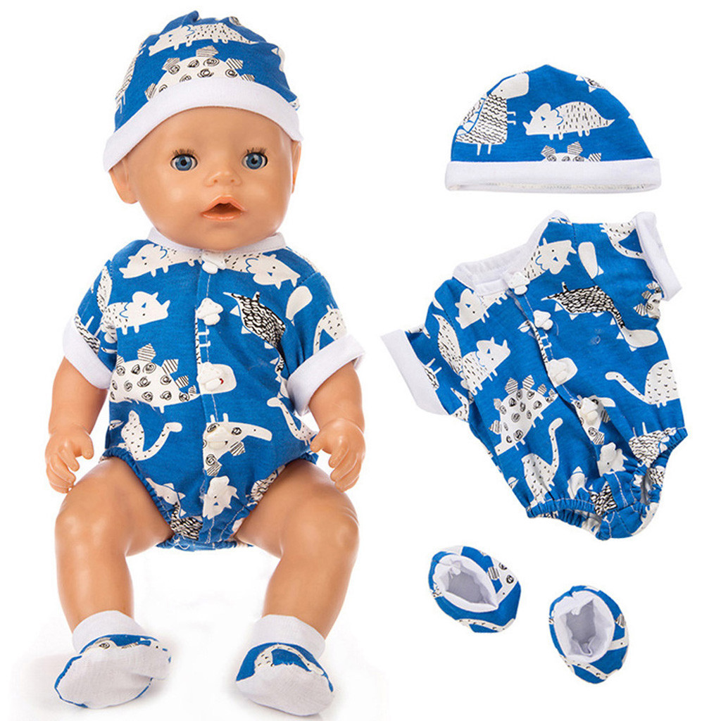 Doll Romper Clothes Set For 18 Inch American Doll Accessory Girl's Toy