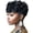 1B#, variant on Pixie Cut Wig Human Hair Wear and Go Glueless Wigs Human Hair with Bangs Pixie Cut Wig for Women short wigs for women with BangsFull Machine Made 1B Color None Lace Front Wigs