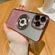 thumbnail image 3 of Funda magnética para iPhone 12 Pro Max compatible con MagSafe, protección completa, delgada, a prueba de golpes, antiarañazos, con purpurina y protector de lente de cámara, vista del logotipo, 3 of 7