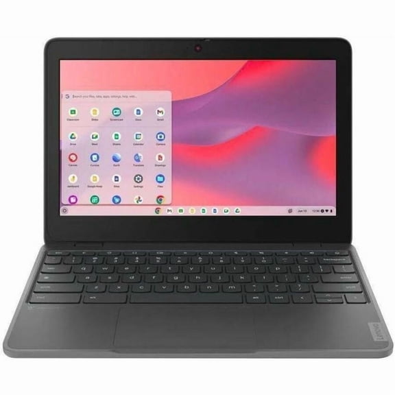 Lenovo 100e Chromebook Gen 4 82W0001FUS 11.6" Chromebook, HD, Octa-core (ARM Cortex A76   Cortex A55), 8 GB, 64 GB Flash Memory, English Keyboard, Graphite Gray