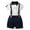White, variant on Baby Boy Clothes Gentleman Outfits for Infant Suspender Shorts Tee Shirt Summer Outfits Little Kids Fashion School Uniform