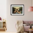 thumbnail image 3 of Historic Framed Print, Vuangfos Lock Bandak Canal Telemarken (i.e Telemark) Norway, 17-7/8" x 21-7/8", 3 of 9