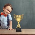thumbnail image 4 of OULII Silver Plastic Trophy for Kids Award Encouragement Decor Perfect for Sports Ceremonies 6.5 Inches, 4 of 8