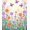 Pink, Pattern 2, variant on ODIKA 2x3 Machine Washable Non-Slip Area Rug, Dreamy Celestial Galaxy Playmat Whimsical Starry Night Universe High Traffic Rug, Purple, 724322