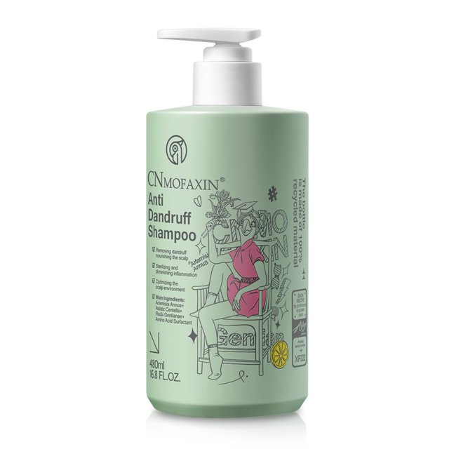 CNMOFAXIN Champú anticaspa - Limpieza profunda del cuero cabelludo Cuidado del exceso de sebo Ingredientes naturales - Para mujeres y hombres Alivia la picazón del cuero cabelludo seco 16.8 fl.oz
