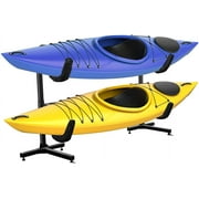 RaxGo Kayak Storage Rack, Indoor & Outdoor Freestanding Storage for 2 Kayak