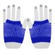 thumbnail image 1 of Qarigey Guantes sin dedos para mujer, accesorios Emo, cómodos agujeros para los pulgares, actividades al aire libre, regalos, buena guantes y mitones lago azul corto, 1 of 6