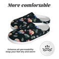 thumbnail image 6 of Fotbe Baby Sloths Pattern Women's Fuzzy Curly Fur Memory Foam Loafer Slippers Indoor Outdoor Slippers Winter Home Shoes-, 6 of 7