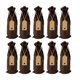 thumbnail image 1 of 1 Set/12pcs Wine Bags Universal Protective Imitation Linen Widely Applied Bottle Wraps For Partybrown, 1 of 4