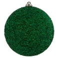 thumbnail image 1 of Vickerman 8" Midnight Green Beaded Ball Ornament, 2 per Bag, 1 of 2
