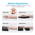 thumbnail image 4 of Juego Mouse Teclado Malubero Reposamuñecas Negro 3 pz, 4 of 5