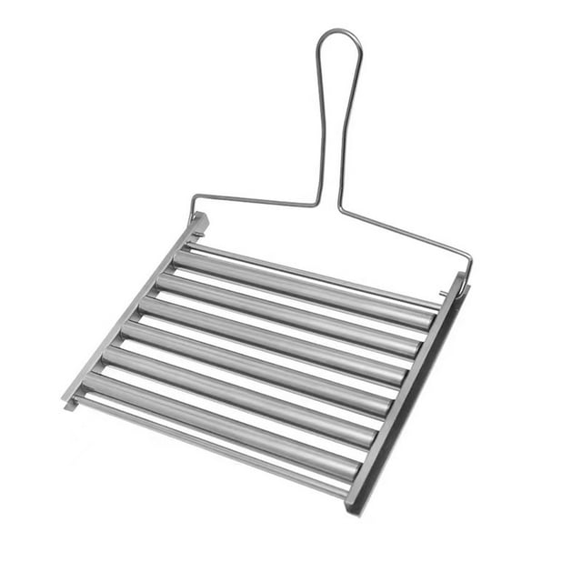 Rouleau à Hot-Dogs en Acier Inoxydable, Grille à Hot-Dogs, Grille à Saucisses, Grille de Barbecue, Grille à Hot-Dogs, Grille Roulante à Saucisses Cuiseur à Hot-Dogs