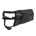 thumbnail image 2 of Dog Muzzle, Comfortable Foldable Fully Covered Adjustable Dog Mesh Muzzle Wear  Black  For Chewing XS,S,M,L,XL, 2 of 8