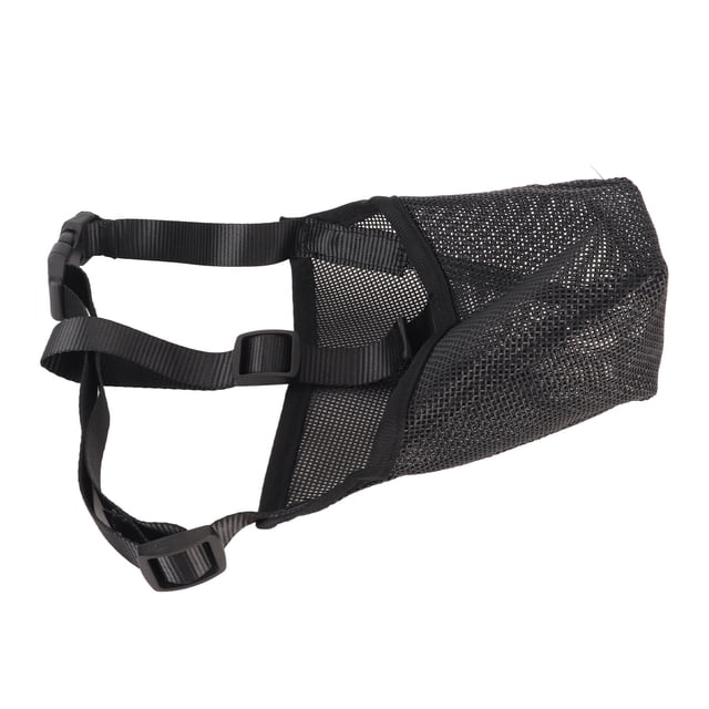 Dog Mesh Muzzle, Adjustable Breathable Fully Covered Foldable Dog Muzzle Durable Comfortable For Biting XS,S,M,L,XL