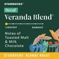 thumbnail image 3 of Starbucks K-Cup Coffee Pods, Starbucks Blonde Roast Hot or Iced Coffee, Decaf Veranda Blend, 60 Keurig Pods ​, 3 of 4