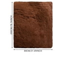 thumbnail image 2 of Cxui Shaggy Area Rug, Soft Long Pile Non-Slip Carpet for Bedroom Living Room, Under Coffee Table Floor Mat, Machine Washable Fuzzy Plush Rug for Home Decor Coffee, 2 of 2