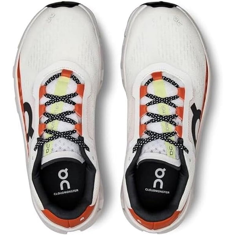 ON RUNNING Male Adult Men 9.5 ON-61.98086 Undyed White/Flame 