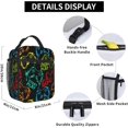 thumbnail image 6 of Video Game Cool Portable Lunch Bag Insulated Lunch Box Reusable Totes For Women Men Work Picnic Camping, 6 of 6