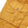 thumbnail image 4 of Herrnalise Mens Work Shorts 9" Work Pants for Mens Portable Phone Charge Shorts Multi Pokets Cargo Shorts Comfy Cotton blend Shorts Yellow, 4 of 8