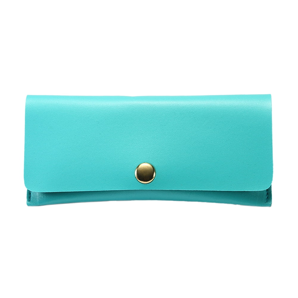 Eyeglasses Pouch Squeeze Top Sunglasses Case,green,green，G137470