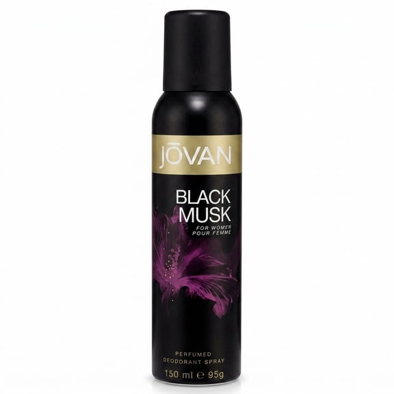Black Musk by Jovan for Women - 5 oz Deodorant Spray