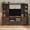 Brown, variant on EnHomee Entertainment Center with LED Lights and Power Outlets, Large Farmhouse TV Stand for up to 60" TVs with Storage, Grey