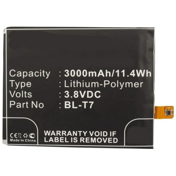 Batteries N Accessories BNA-WB-P3845 Cell Phone Battery - Li-Pol, 3.8, 3000mAh, Ultra High Capacity Battery - Replacement for LG BL-T7 Battery