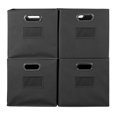 thumbnail image 3 of Niche Cubo Storage Set of 4 Collapsible Fabric Storage Bins in Grey, 3 of 7