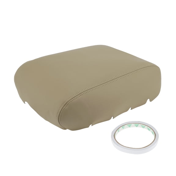 1Pcs Car Center Console Lid Leather Armrest Cover for Infiniti QX60 JX35 2013-2020 Beige