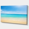 thumbnail image 2 of Impression d'Art sur Toile Photo de Plage Tropicale Bleu Vif - Bord de Mer, 2 of 3