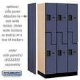 thumbnail image 4 of 12" Wide Double Tier 'S' Style Designer Wood Locker - 3 Wide - 6 Feet High - 21 Inches Deep - Blue, 4 of 4