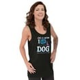 thumbnail image 5 of Of Course Talk My Dog Lover Pet Owner Tank Top Tee Shirt Women Brisco Brands S, 5 of 5