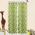 thumbnail image 2 of 2pc Safari Camo Long Curtains Camouflage Window Panels, 2 of 3
