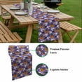 thumbnail image 5 of Halloween Table Runner - 120 Inch Long, Kitchen Dining Table Runner Dresser Scarves, Orange Pumpkin Funny Ghost Black Cat Purple Farmhouse Decor for Coffee Tables Wedding Party Banquet, 5 of 8