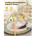 thumbnail image 2 of YISUFO 6-IN-1 Washable Baby Activity Play Mat, Unisex Baby Activity Gym Tummy Time Mat with 6 Detachable Toys Gift for Toddler Infant 0-6-12-18 Months, 2 of 8