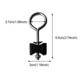 thumbnail image 2 of 12 Pieces Trampoline Screws, Trampoline Accessories Screws, Replacement Screws for Trampolines, Trampoline Stability Tool, for Most Outdoor Trampolines, 2 of 5