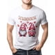 thumbnail image 1 of T-Shirts for Men, Valentine's Day Gnome Lover Crew Neck Cotton T-Shirt Men's Short Sleeve Romantic Love Heart White, 1 of 8
