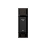 TEAM X1 MAX DRIVE 512GB BLACK USB 3.2 Gen2 External Solid State Flash Drive, Dual Interface Type-C and Type-A, Compatible with Smartphone/ Tablet/ PC/ Chromebook, Speed Up to 1000MB/s (TX1MAX3512GB01)