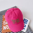 thumbnail image 1 of Sombreros de béisbol con bordado de letras para bebé, gorras de algodón con visera, sombreros de sol al aire libre para niños y niñas, primavera y verano Fivean unisex, 1 of 2